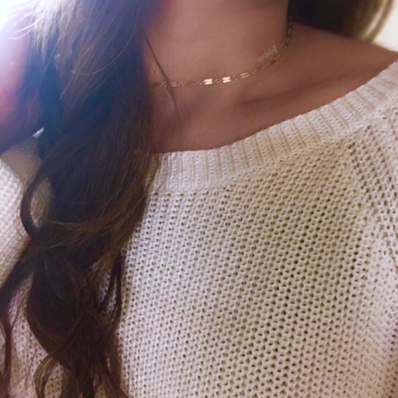 ✨Minimalist Double Bar Sequin Choker Necklace✨ - Picture 3 of 7